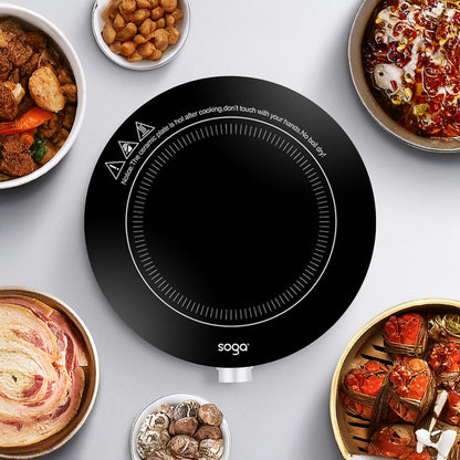 SOGA 26cm Smart Electric Induction Cooktop Portable Kitchen Cooker for Cookware • LUZ-CooktopC20A6