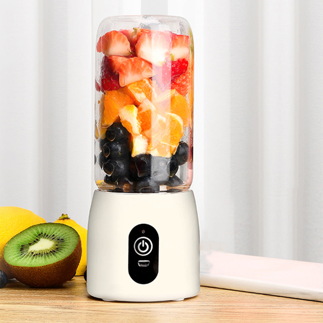 SOGA 2X Portable Mini USB Rechargeable Handheld Juice Extractor Fruit Mixer Juicer White • LUZ-JuicerMN2WhiteX2