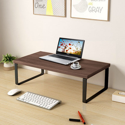 SOGA 40cm Black Computer Monitor Heightening Stand Desktop Support Station Rack • LUZ-Level001