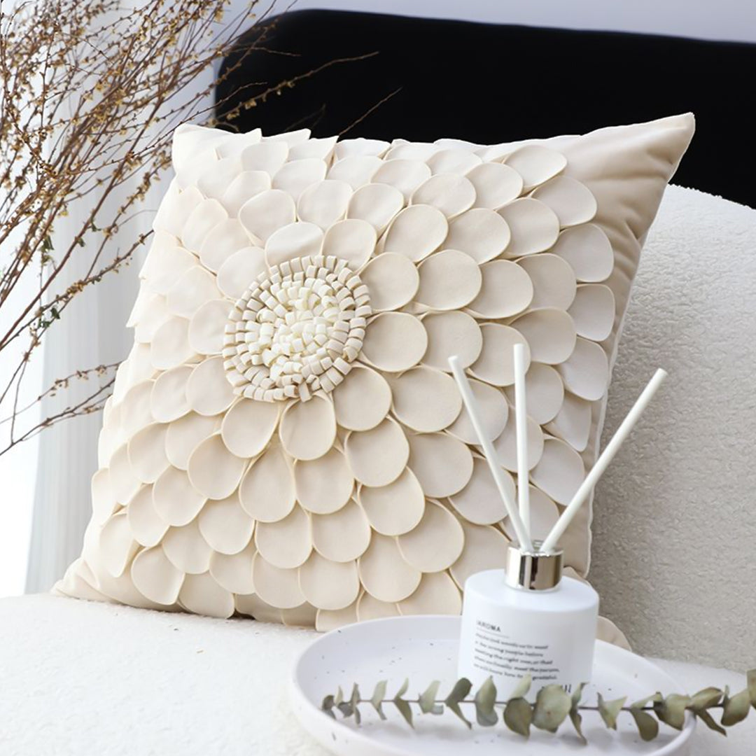 SOGA 45cm Pillow Sunflower Cover 100% Cotton Covers Linen Case Cushion Throw Pillow • LUZ-FrenchCushion230