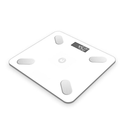 SOGA Wireless Bluetooth Digital Body Fat Scale Bathroom Weighing Scales Health Analyzer Weight White LUZ-ScaleBluetoothBGWhite