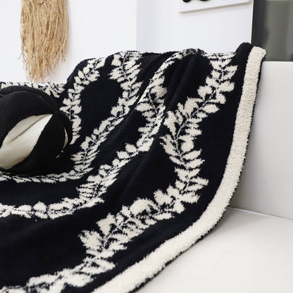 SOGA 130x170cm Throw Blanket Retro Vine Pattern Casual Stylish Cozy • LUZ-Blanket932