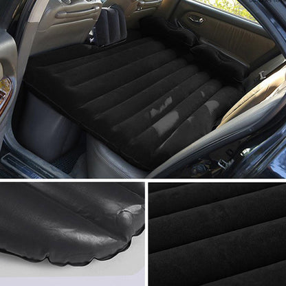 SOGA Inflatable Car Mattress Portable Travel Camping Air Bed Rest Sleeping Bed Black • LUZ-CarMatBlack