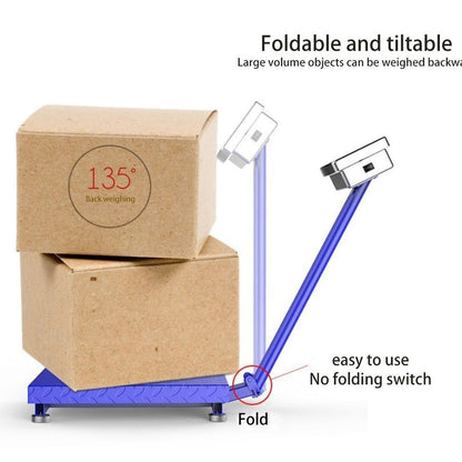 SOGA 150kg Electronic Digital Platform Scale Computing Shop Postal Scale Blue • LUZ-150kgPlatformScalesBlue