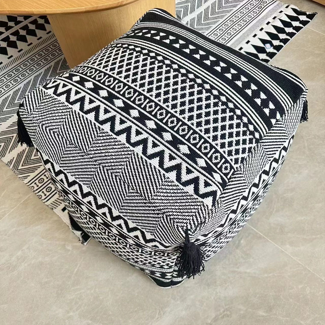 SOGA 42cm Beige Premium Polyester Fiber Cushion with EPP Particle Insert, Home Decor • LUZ-Pouffe616