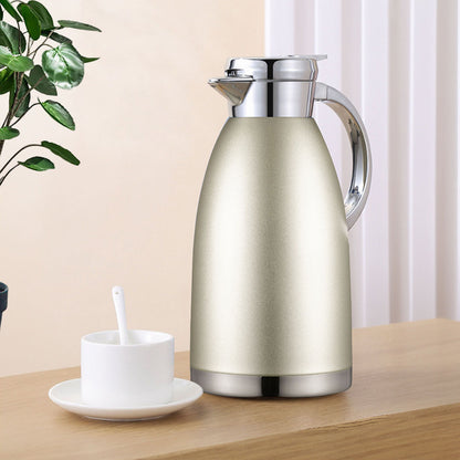 SOGA 1.8LSilver Double-Wall vacuum with 2 layers stainless steel Construction Thermal Flask • LUZ-BottleWKE16