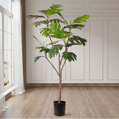 SOGA 4X 180cm Artificial Natural Green Split-Leaf Philodendron Tree Fake Tropical Indoor Plant Home Office Decor • LUZ-APlantMBS18026X4