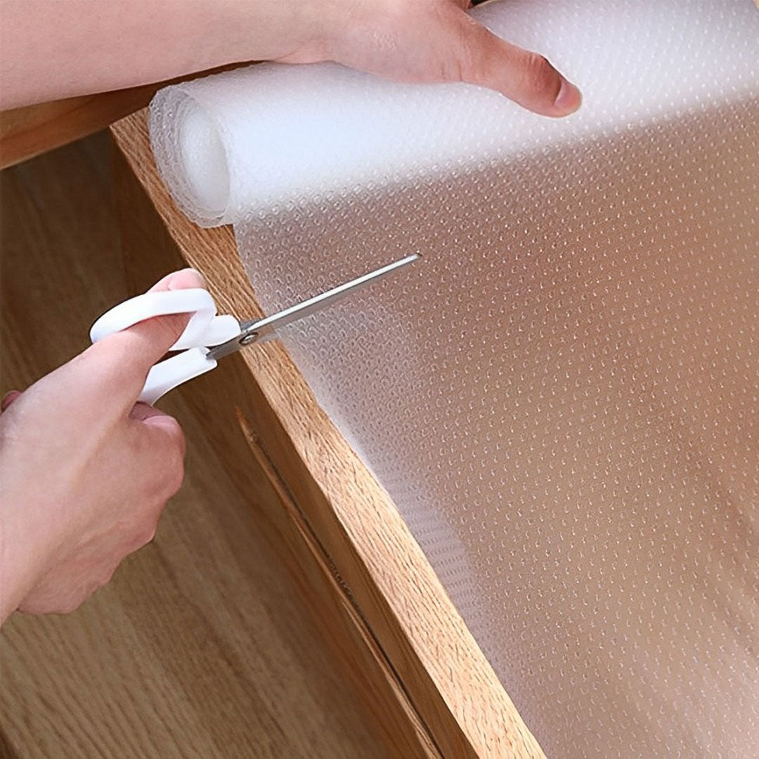 SOGA 4X 60x300cm Transparent Kitchen Drawer Cabinet Multi Use Liner Non Slip Mat • LUZ-CabMat603X4