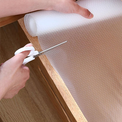 SOGA 4X 60x300cm Transparent Kitchen Drawer Cabinet Multi Use Liner Non Slip Mat • LUZ-CabMat603X4