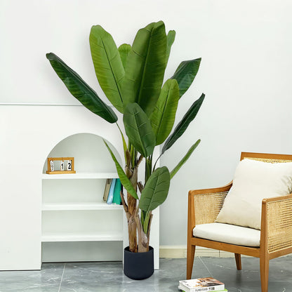 SOGA 2X 220cm Banna Plant Bird of Paradise Tree Artificial Plant Home Accent Decor • LUZ-APlantBJS220X2