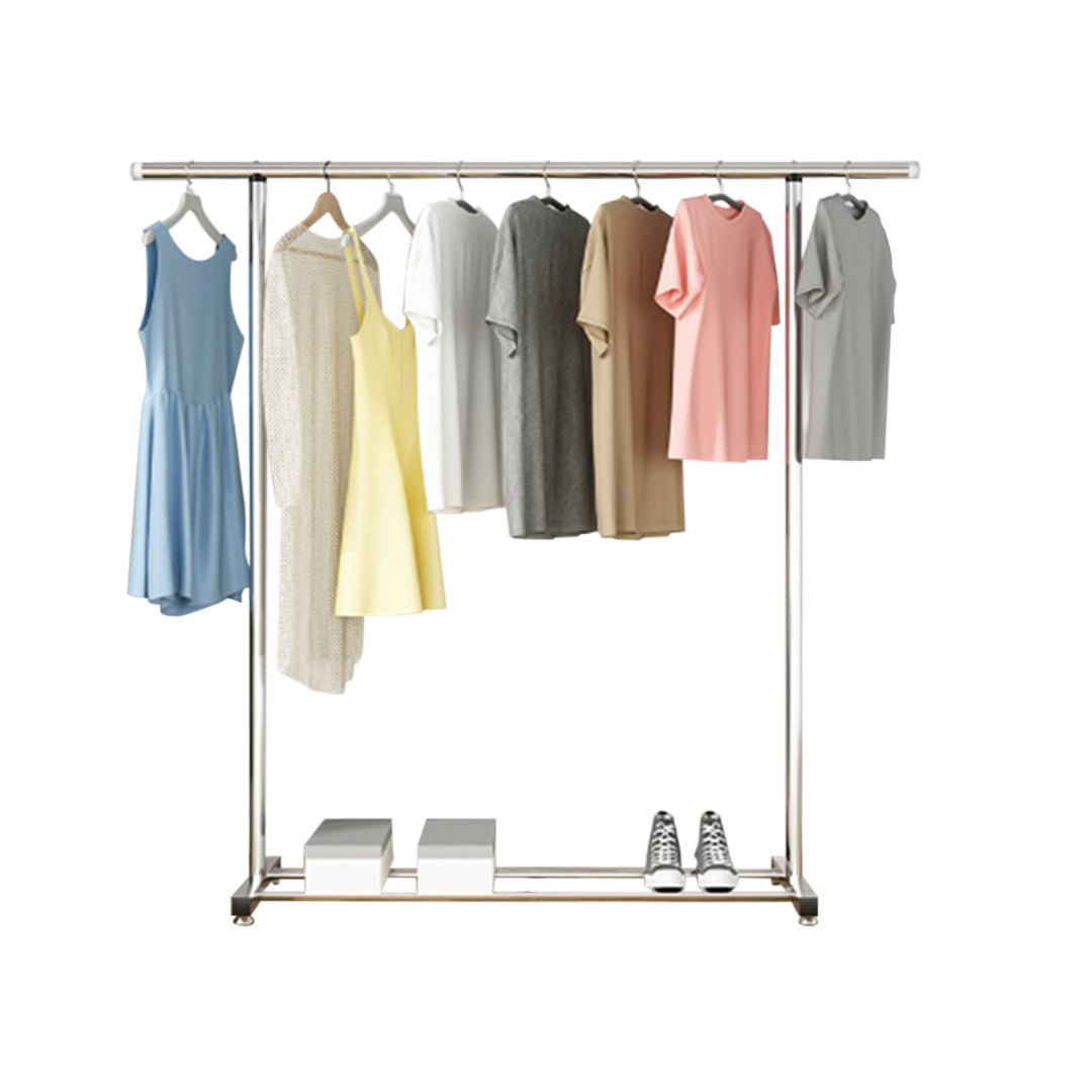 SOGA 180cm Stainless Steel Floor-Standing Clothes Rack - Durable and Space-Saving Laundry Organizer • LUZ-BSXG2522
