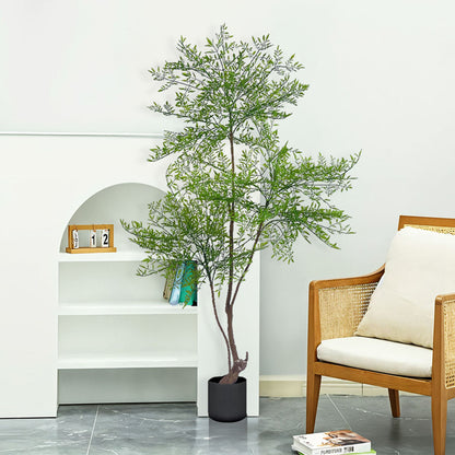 SOGA 150cm Nandina Heavenly Bamboo Tree Artificial Plant Home Accent Decor • LUZ-APlantNTZ150