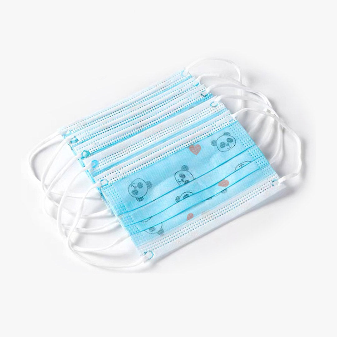 20 Pcs Anti Dust Filter Disposable Protective Sanitary Face Mask Kids • LUZ-KMaskX20