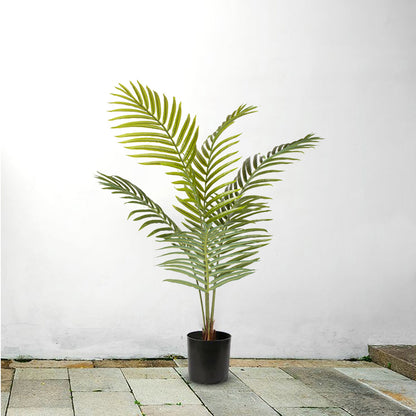 SOGA 2X 120cm Green Artificial Indoor Rogue Areca Palm Tree Fake Tropical Plant Home Office Decor • LUZ-APlant1206SAX2