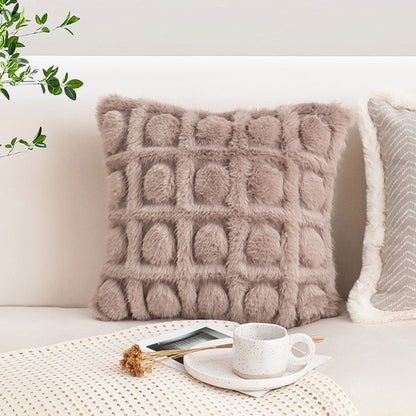 SOGA 2X 45cm Wabi-sabi Herringbone Plush Square Throw  Pillow • LUZ-FrenchCushion266X2