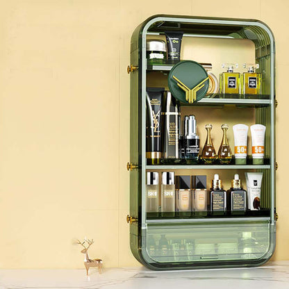 SOGA 2X Green Multi Tier Cosmetic Storage Rack Bathroom Vanity Tray Display Stand Organiser • LUZ-BathC130X2