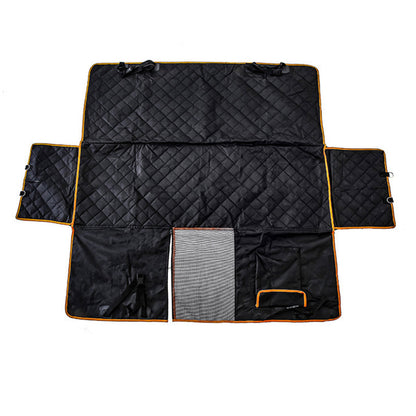 SOGA 2X Oxford Cloth Waterproof Dog Car Cover Back Seat Protector Hammock Pet Mat Black • LUZ-CarpetBag99X2