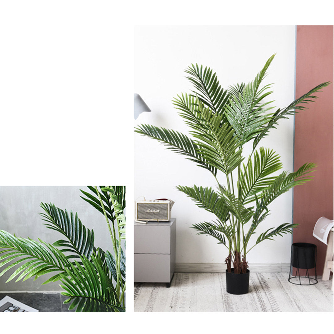 SOGA 180cm Artificial Swallowtail Sunflower Fake Decoration Tree Flower Pot Plant • LUZ-APlantFHS180
