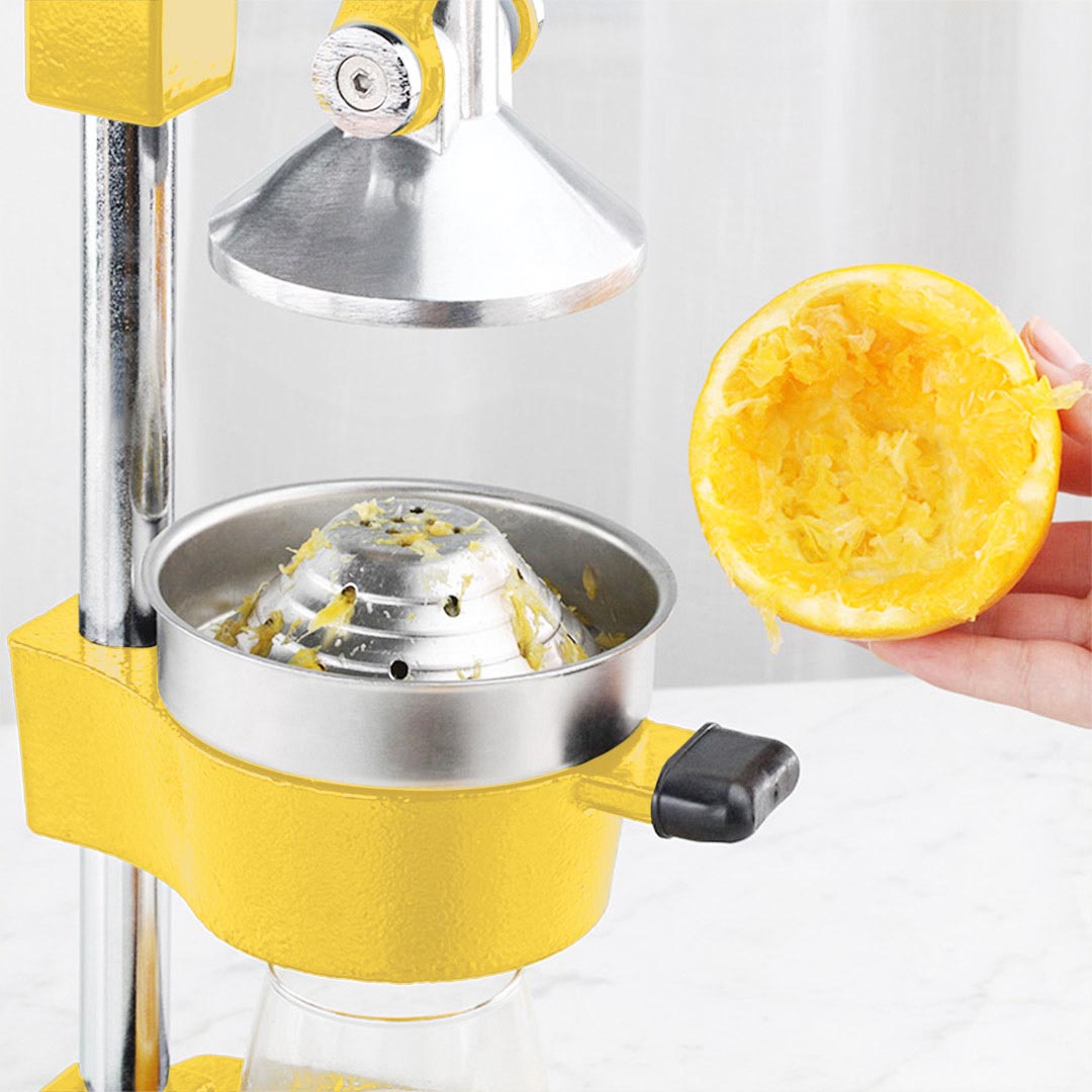SOGA 2X Commercial Manual Juicer Hand Press Juice Extractor Squeezer Orange Citrus Yellow • LUZ-JuicerManualYellowX2