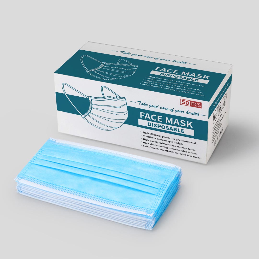 120 Pcs Anti Dust Filter Disposable Protective Sanitary Face Mask • LUZ-DMaskX100