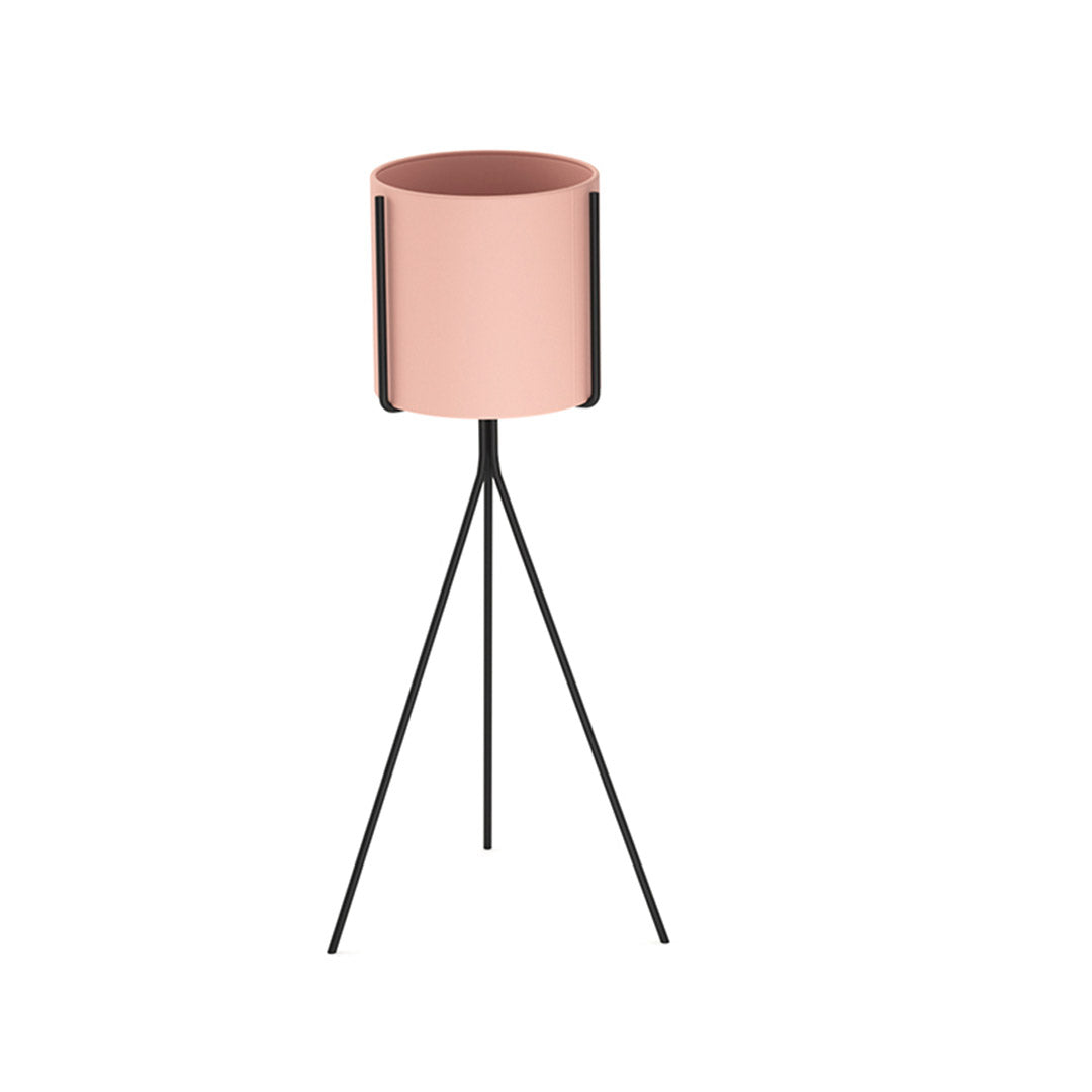 SOGA 70cm Tripod Flower Pot Plant Stand with Pink Flowerpot Holder Rack Indoor Display • LUZ-FPotH72PNK