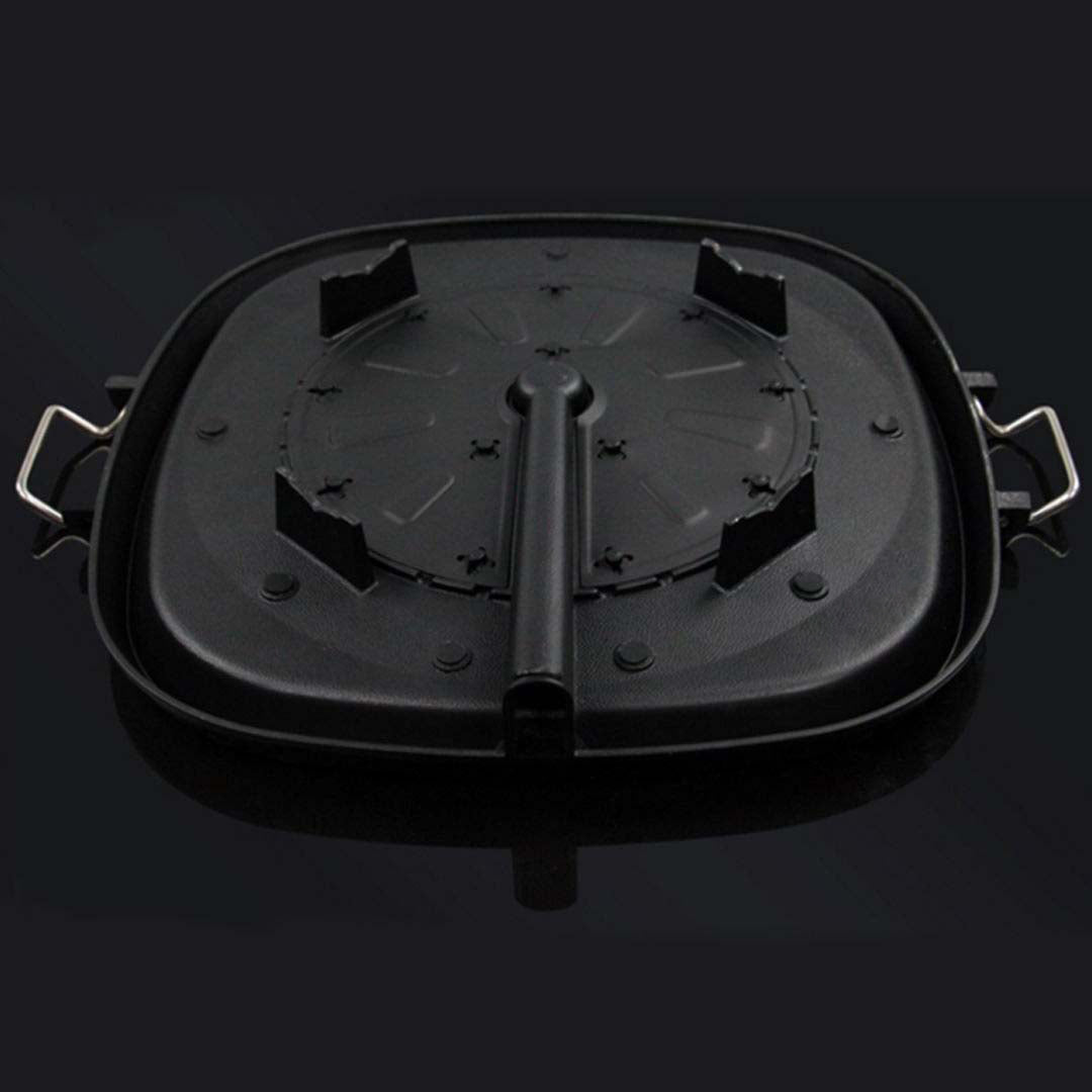 SOGA 2X Portable Korean BBQ Butane Gas Stove Stone Grill Plate Non Stick Coated Square • LUZ-StoneBBQPlateSquareX2