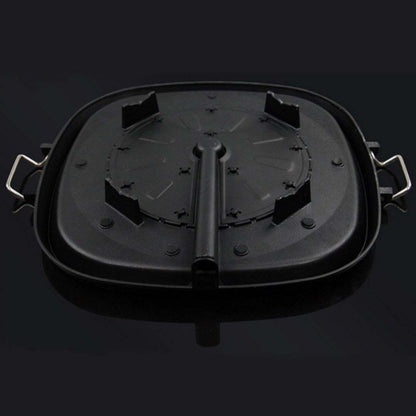 SOGA 2X Portable Korean BBQ Butane Gas Stove Stone Grill Plate Non Stick Coated Square • LUZ-StoneBBQPlateSquareX2