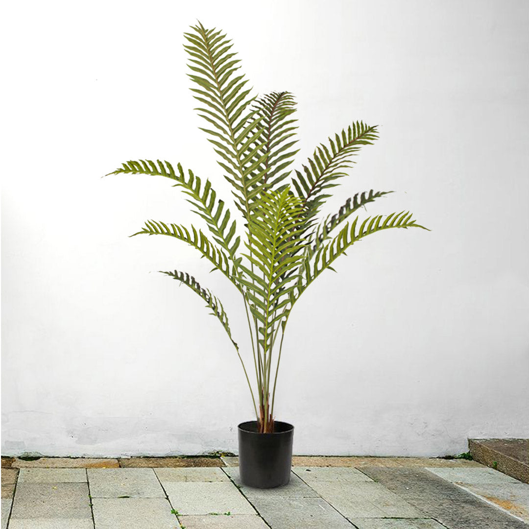 SOGA 2X 160cm Green Artificial Indoor Rogue Areca Palm Tree Fake Tropical Plant Home Office Decor • LUZ-APlant1609X2