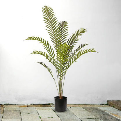 SOGA 2X 160cm Green Artificial Indoor Rogue Areca Palm Tree Fake Tropical Plant Home Office Decor • LUZ-APlant1609X2