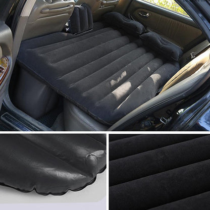 SOGA 2X Inflatable Car Mattress Portable Travel Camping Air Bed Rest Sleeping Bed Grey • LUZ-CarMatGreyX2