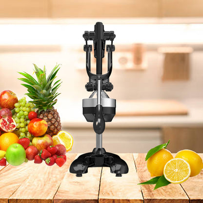 SOGA Stainless Steel Manual Juicer Hand Press Juice Extractor Squeezer Lemon Orange Citrus Black • LUZ-JuicerStainlessSteel120