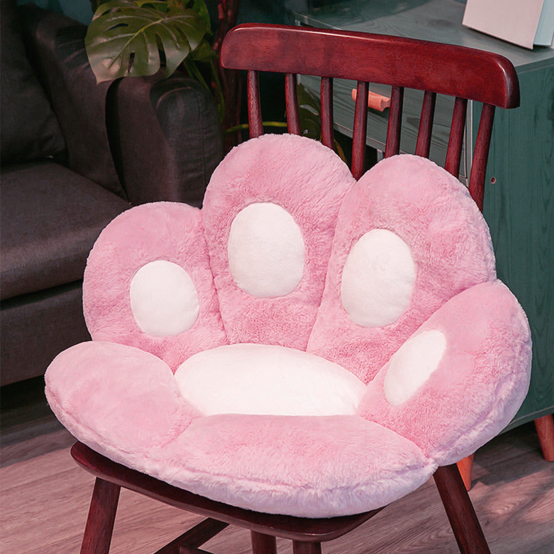 SOGA Pink Paw Shape Cushion Warm Lazy Sofa Decorative Pillow Backseat Plush Mat Home Decor • LUZ-SCushion016