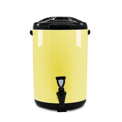 SOGA 4X 12L Stainless Steel Insulated Milk Tea Barrel Hot and Cold Beverage Dispenser Container with Faucet Yellow • LUZ-VICDispenser12LYELX4