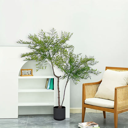 SOGA 120cm Nandina Heavenly Bamboo Tree Artificial Plant Home Accent Decor • LUZ-APlantNTZ120