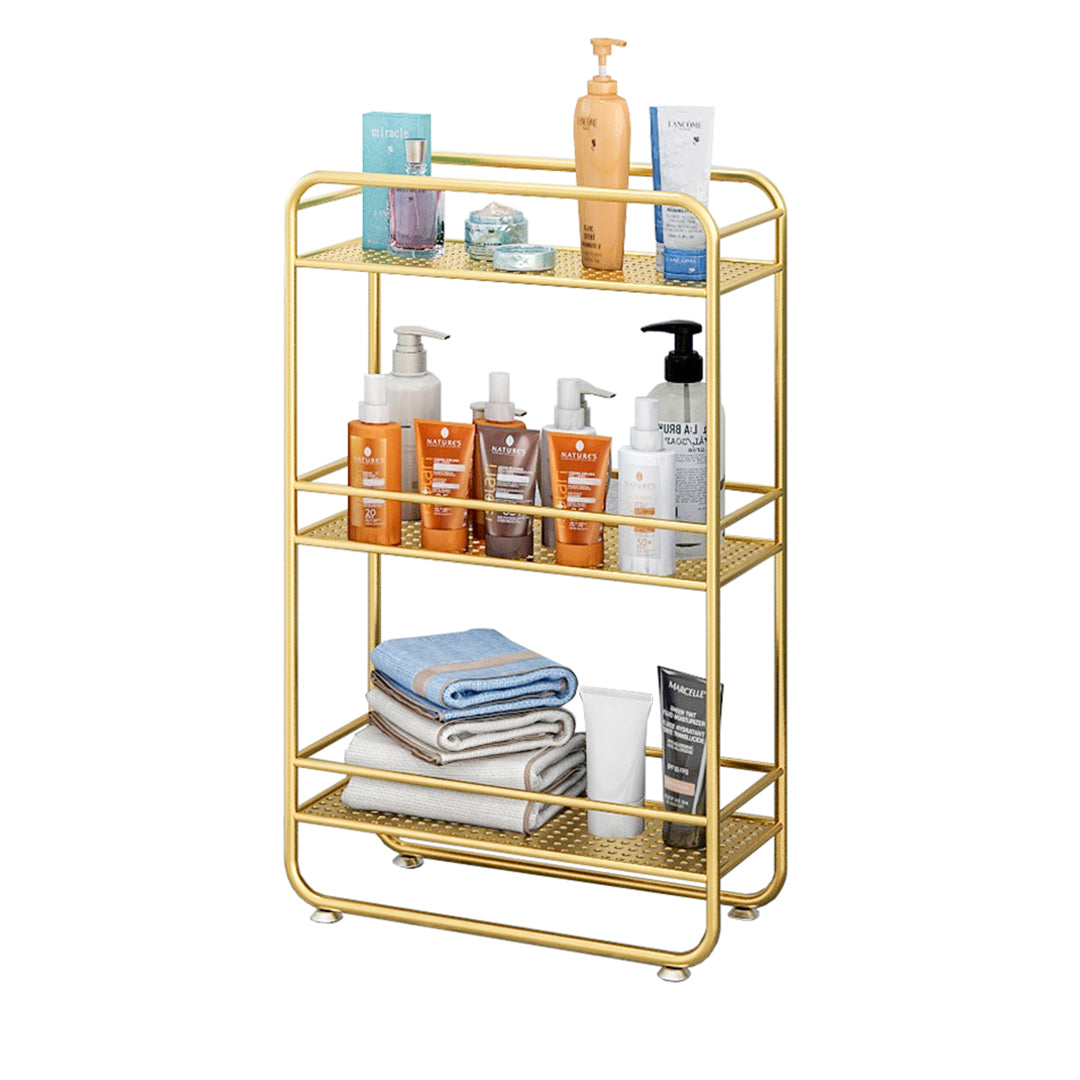 SOGA 3 Tier Rectangular Bathroom Shelf Multifunctional Storage Display Rack Organiser • LUZ-FPotZWJ13