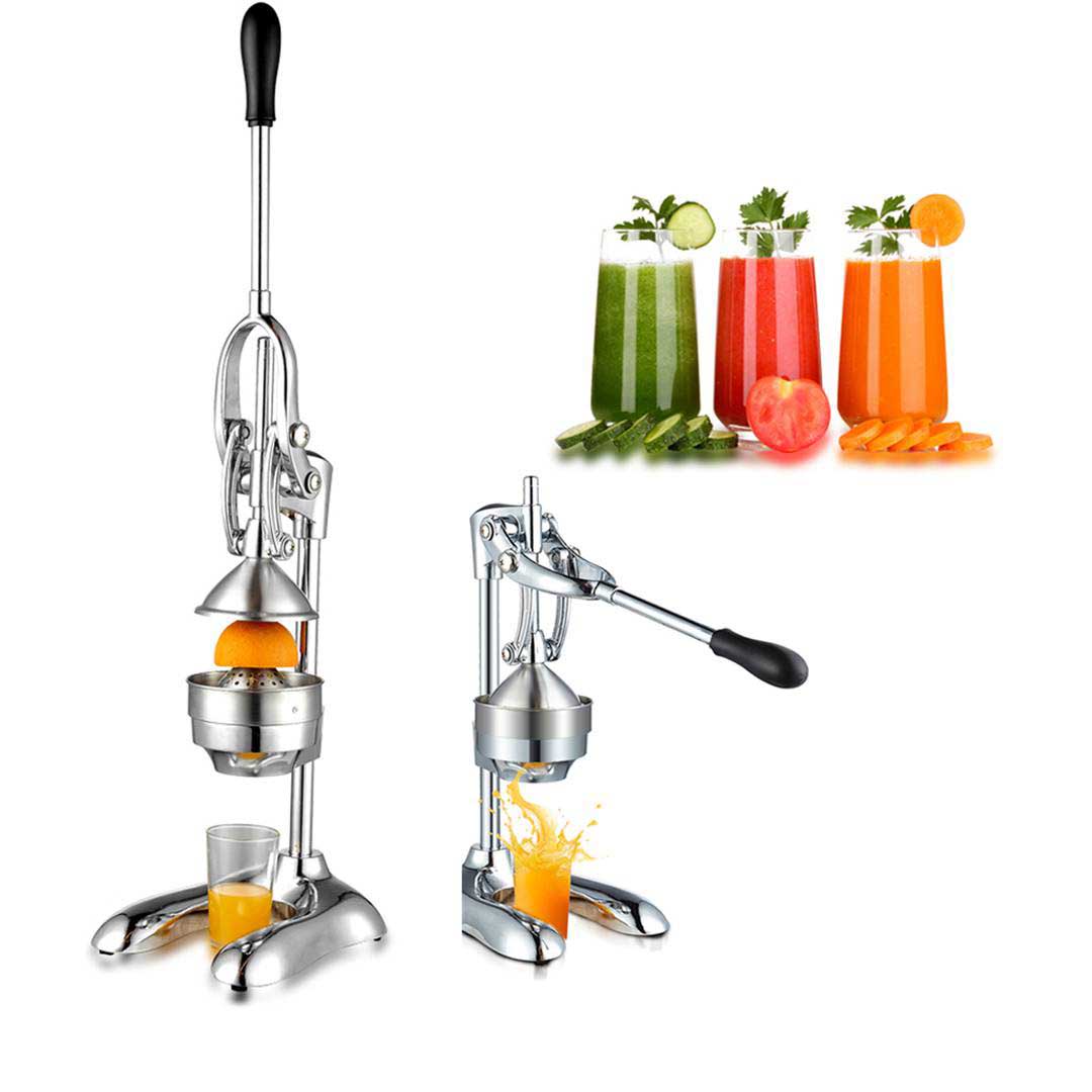 SOGA 2x Stainless Steel Manual Juicer Hand Press Juice Extractor Squeezer Orange Citrus • LUZ-JuicerManualSSX2