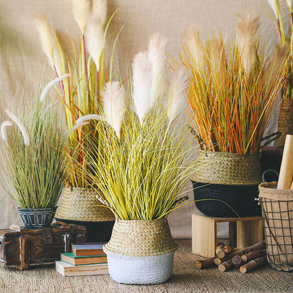 SOGA 4X 137cm Artificial Indoor Potted Reed Bulrush Grass Tree Fake Plant Simulation Decorative • LUZ-APlantFH621X4