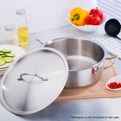 SOGA 32cm Top Grade Stockpot Lid Stainless Steel Stock pot Cover • LUZ-StockPot32CM-JLID