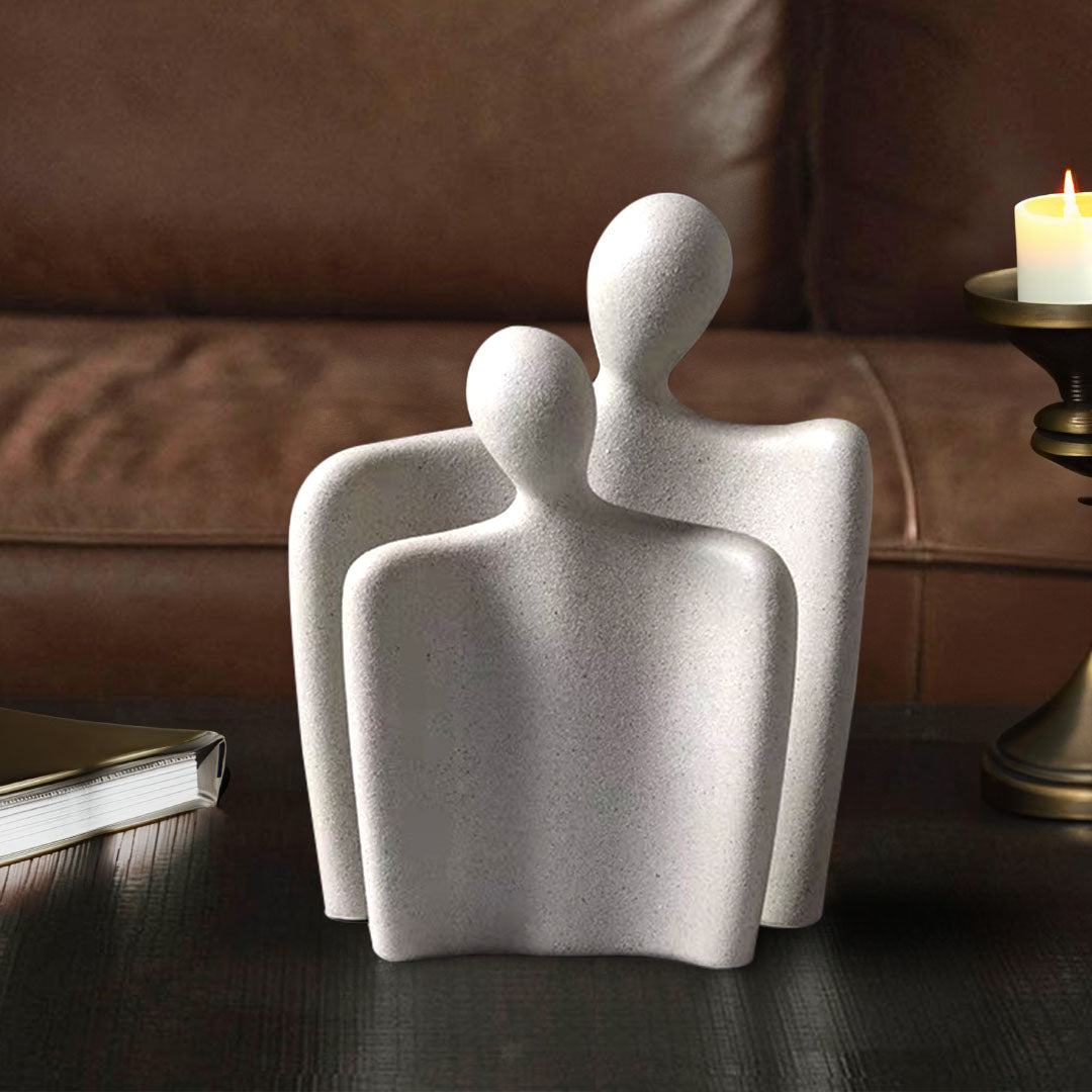 SOGA Ornament Set of 2 Abstract Human Figurine Sculptures Minimalist Modern Art Statues for Home Décor • LUZ-Ornament2948