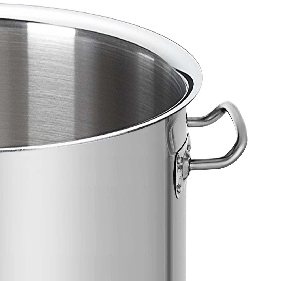 SOGA Stainless Steel 98L No Lid Brewery Pot With Beer Valve 50*50cm • LUZ-BreweryPotSS2790-JPOT