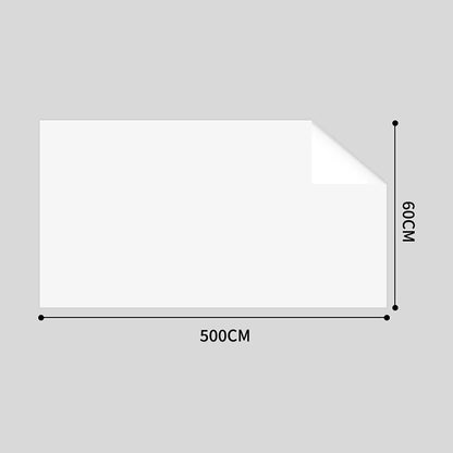 SOGA 60cmx500cm Clear Dry Erase Adhesive Whiteboard Wall Surface Peel Sticker Sheet • LUZ-WalMat605