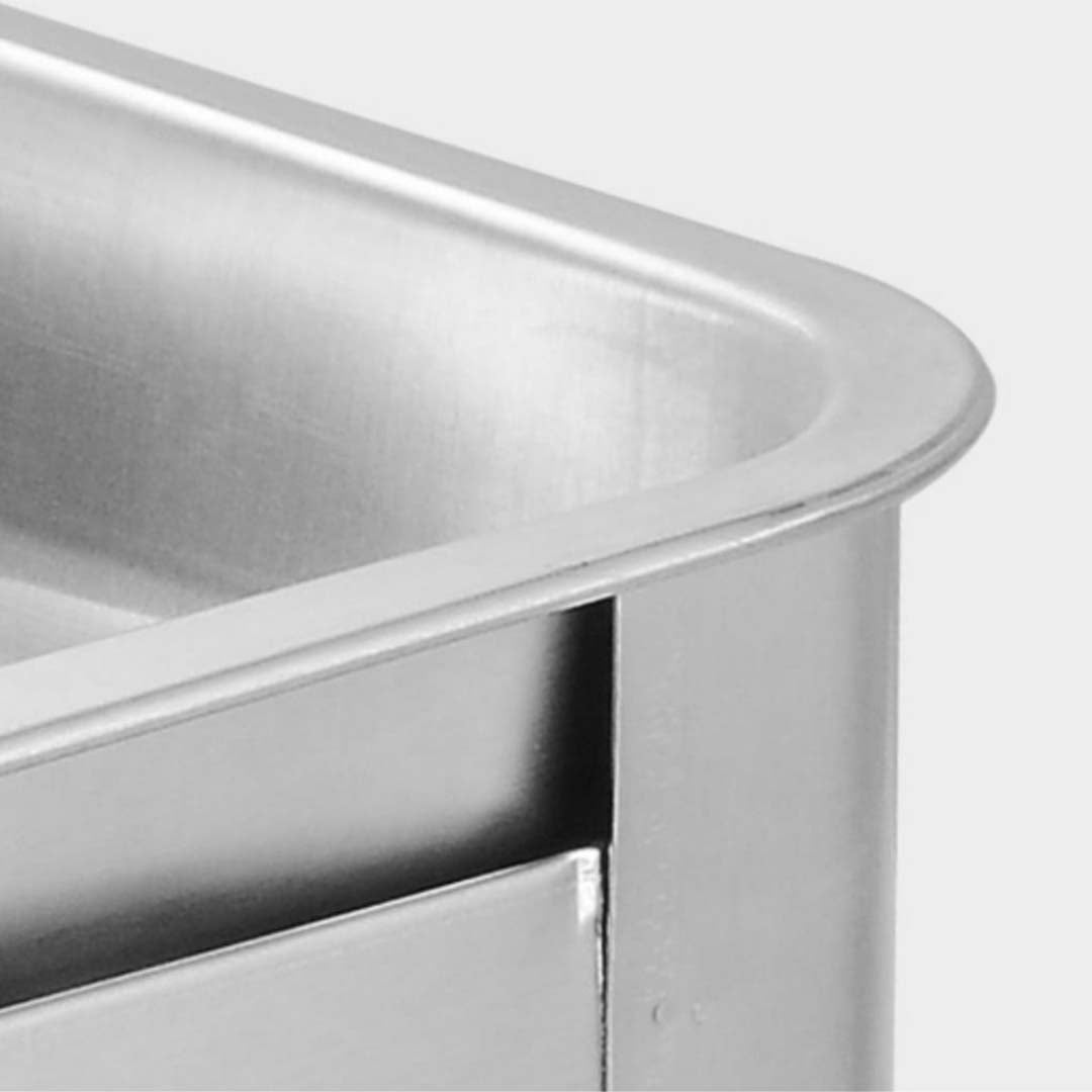 4X 45CM Portable Stainless Steel Outdoor Chafing Dish BBQ Fish Stove Grill Plate • LUZ-ChafingDishFish45cmX4