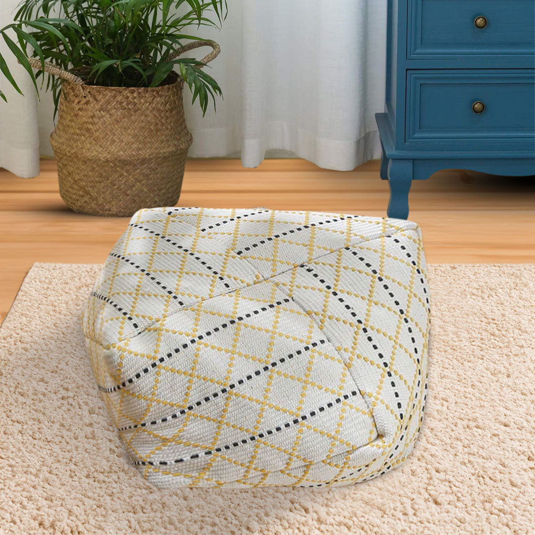 SOGA 53cm Polyester-Cotton Blend Pillow EPP Particle Insert for Comfort and Support Home Decor • LUZ-Pouffe626