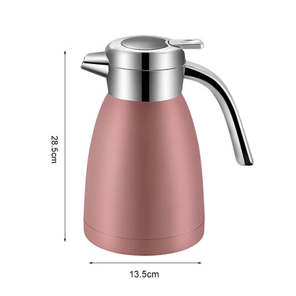 SOGA 2.2L Stainless Steel Insulated Vacuum Flask Water Coffee Jug Thermal Pink • LUZ-WaterJug22PNK