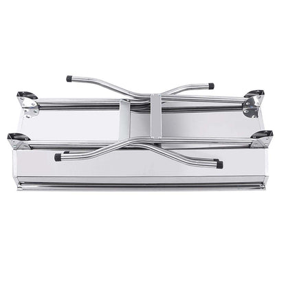 SOGA Skewers Grill with Side Tray Portable Stainless Steel Charcoal BBQ Outdoor 6-8 Persons • LUZ-SkewerCharcoalGrillwithPlate