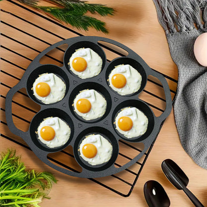 SOGA 32cm Cast Iron Takoyaki Fry Pan Octopus Balls Maker 7 Hole Cavities Grill Mold • LUZ-ZPai014