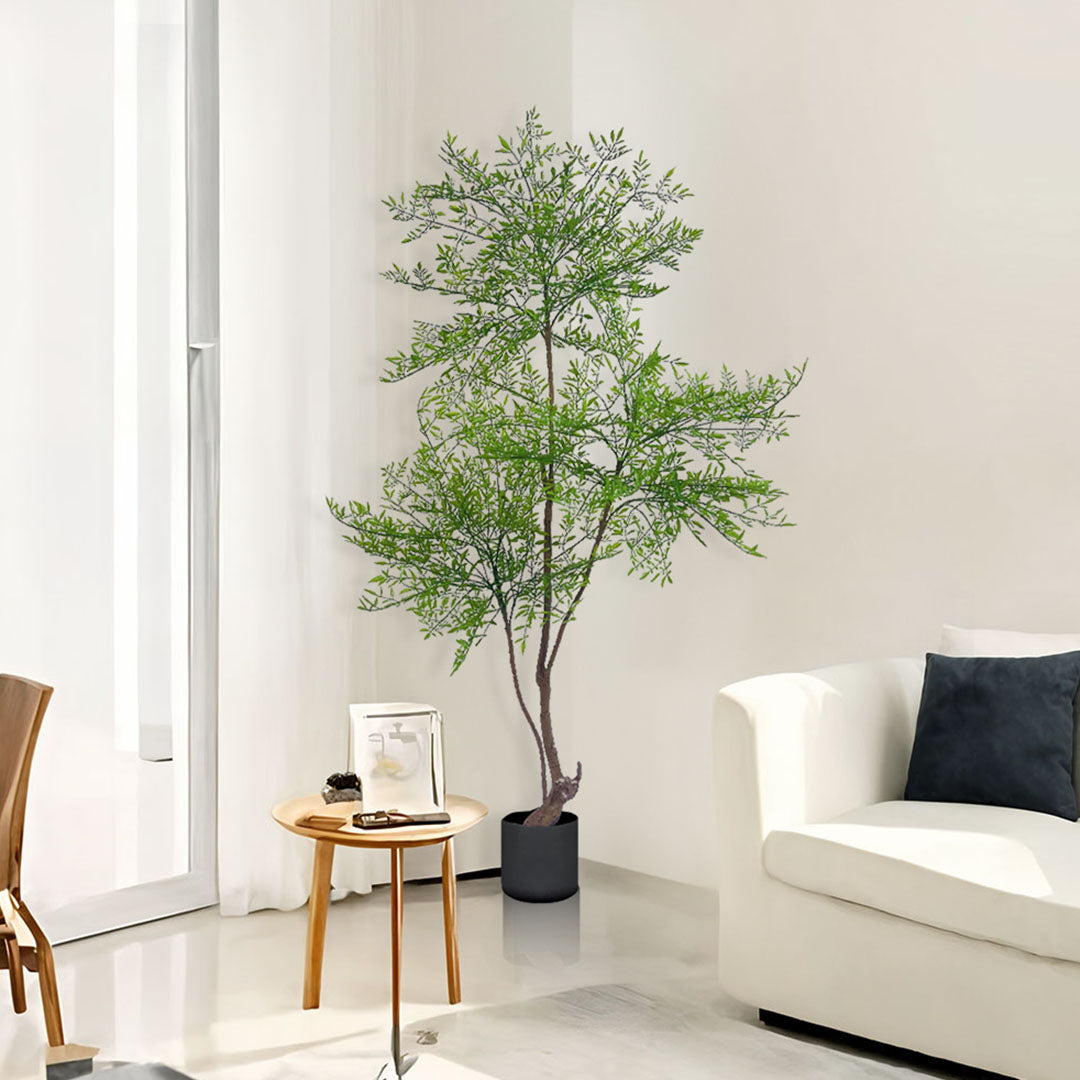 SOGA 150cm Nandina Heavenly Bamboo Tree Artificial Plant Home Accent Decor • LUZ-APlantNTZ150