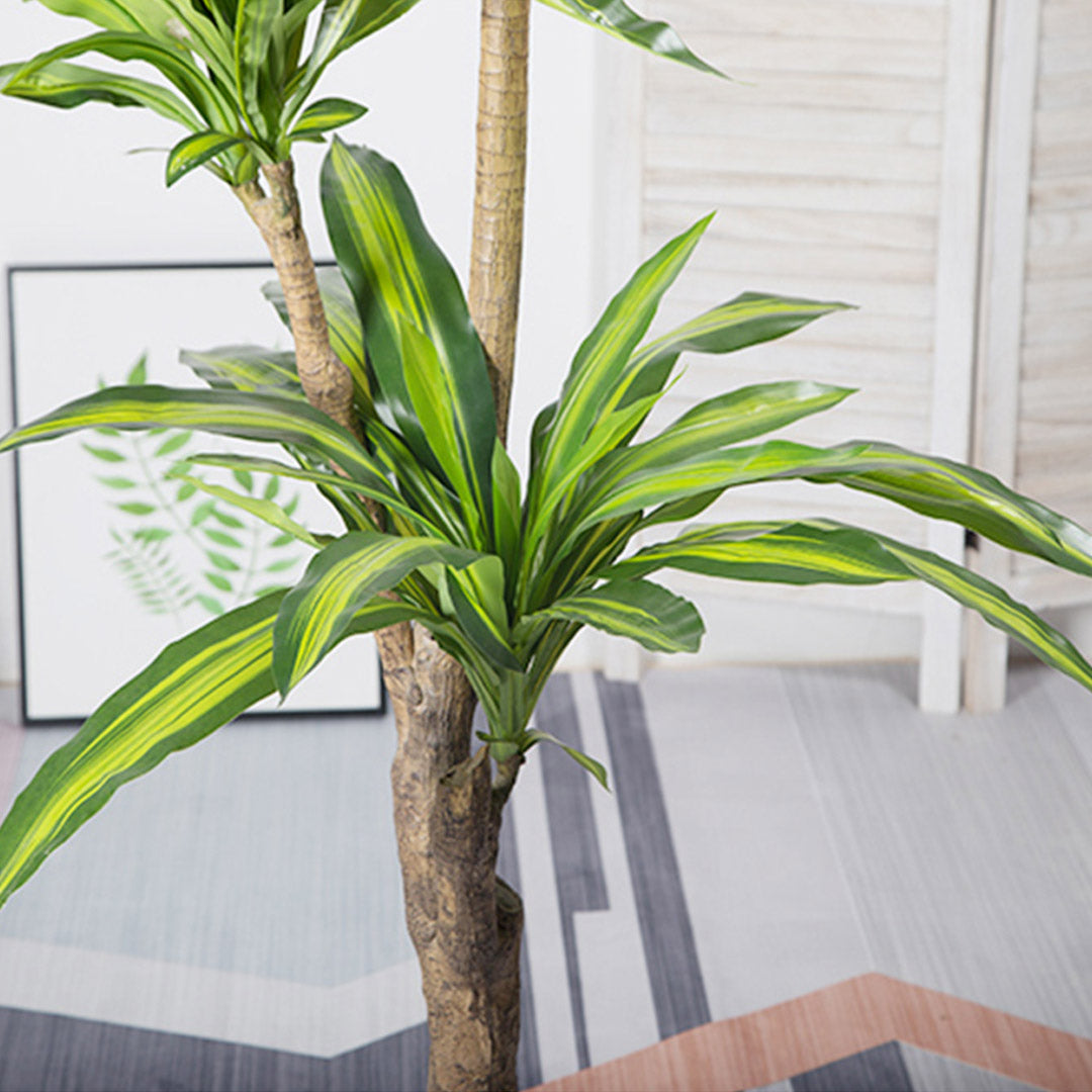 SOGA 180cm Green Artificial Indoor Brazlian Iron Tree Fake Plant Decorative 3 Heads • LUZ-APlantFHBS18090