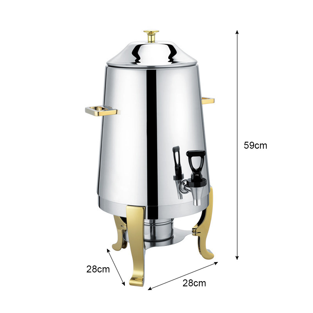 SOGA Stainless Steel Dispenser Beverage Juicer Commercial Buffet Drink Container Jug with Side Handles • LUZ-VICDispenser5711
