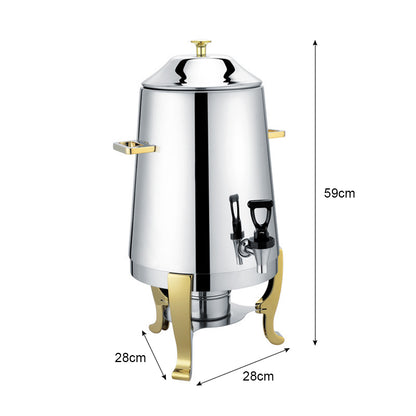 SOGA Stainless Steel Dispenser Beverage Juicer Commercial Buffet Drink Container Jug with Side Handles • LUZ-VICDispenser5711
